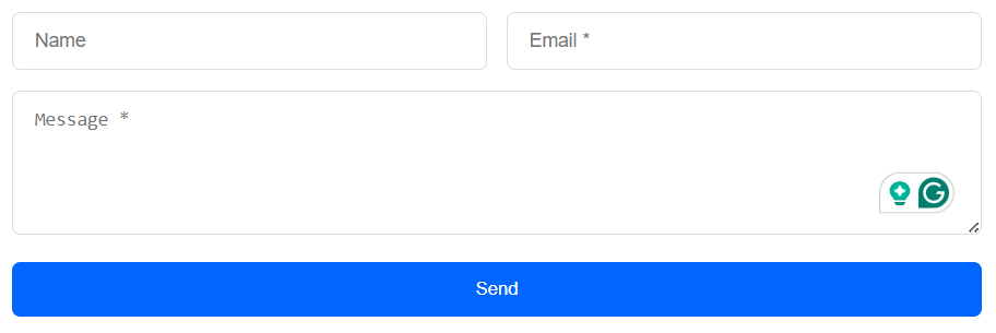 Contact form