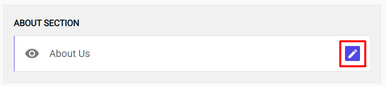 Blogger About Section Widget Interface
