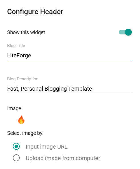 Logo Configuration Example