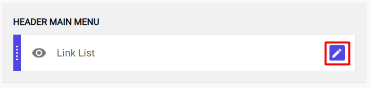 Blogger Menu Configuration Interface